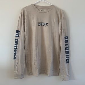 Justin Bieber Purpose Tour Barney NY Long Sleeve T Shirt